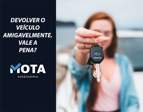 devolver o veículo amigavelmente