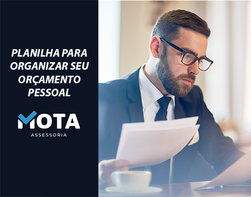 Planilha para organizar seu orçamento pessoal
